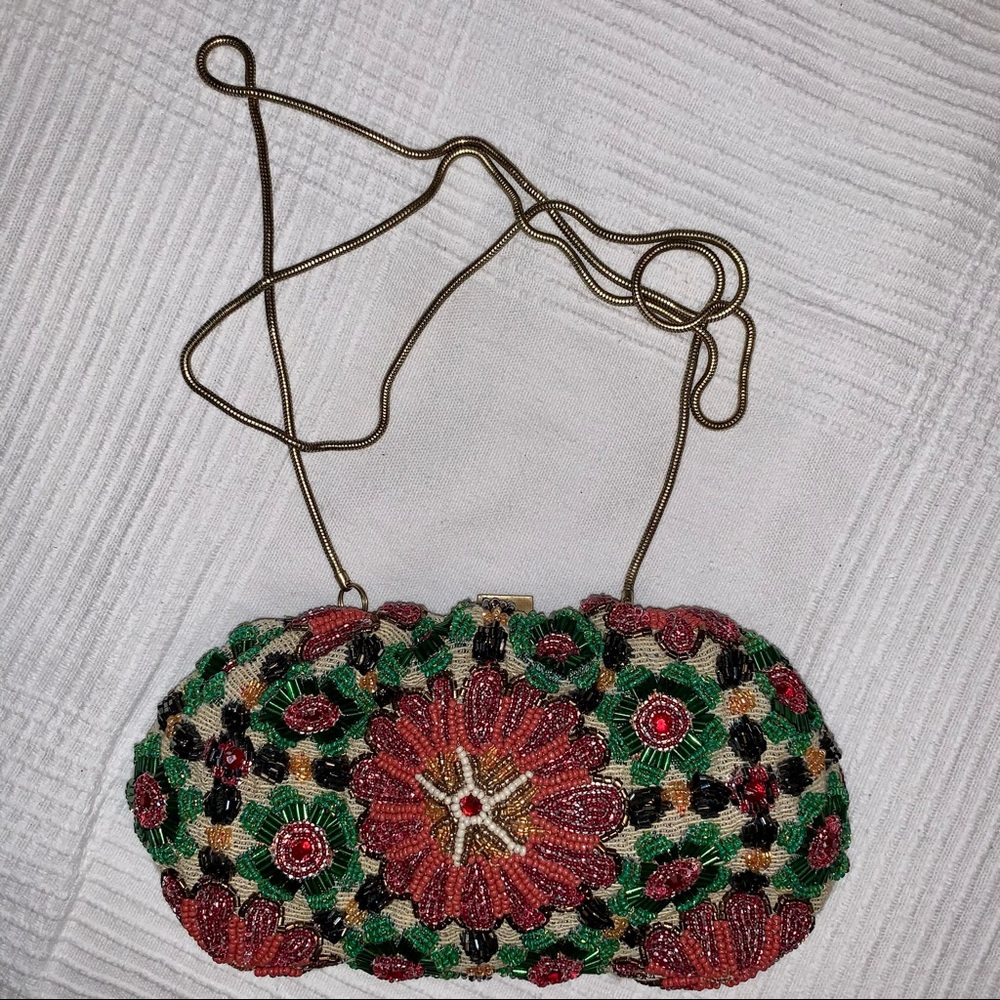 ZARA Beaded Crossbody Bag